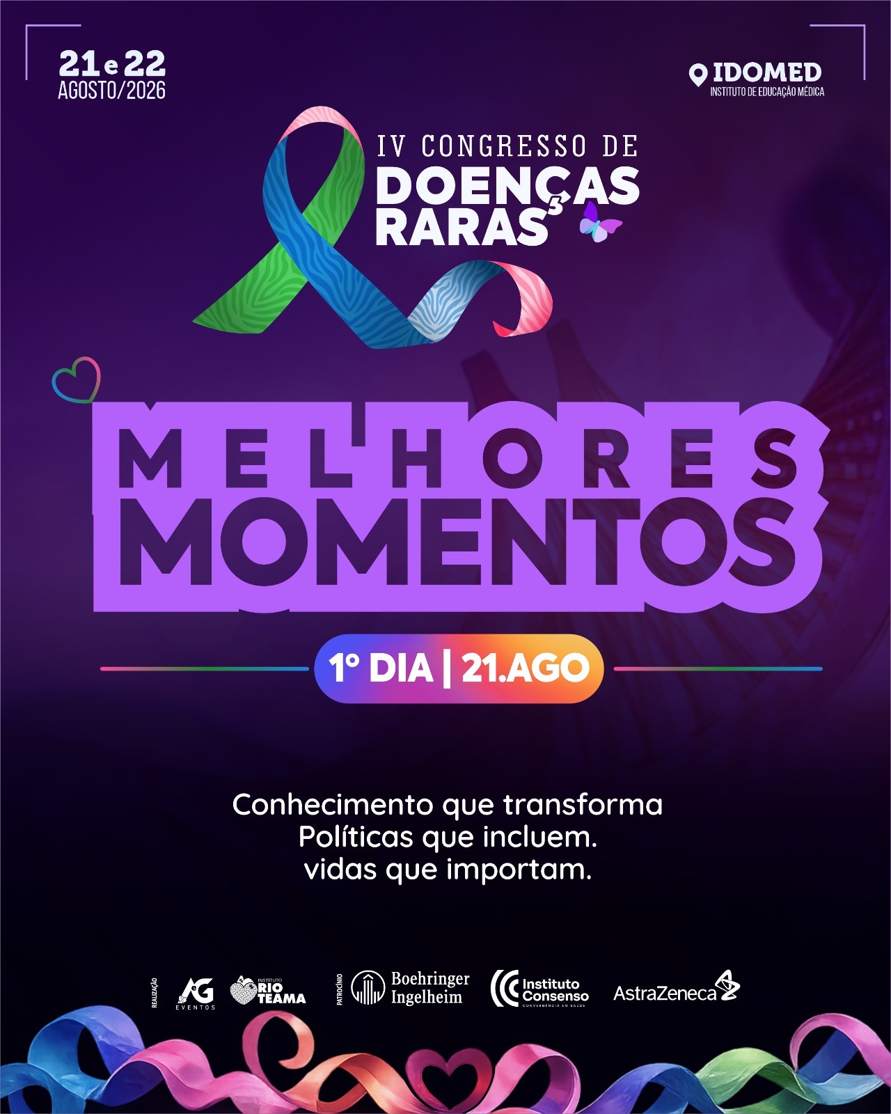 Momento 1 do IV Congresso de Doenças Raras — 1º dia