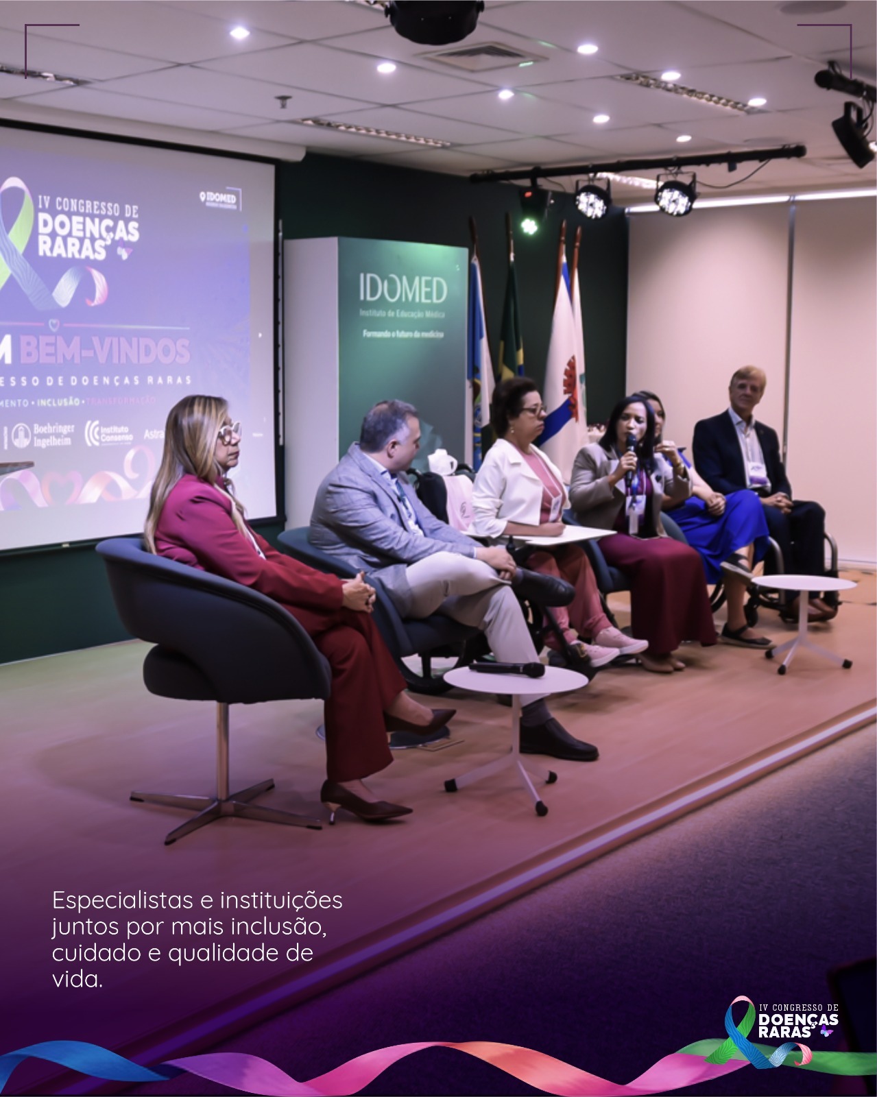 Momento 5 do IV Congresso de Doenças Raras — 1º dia